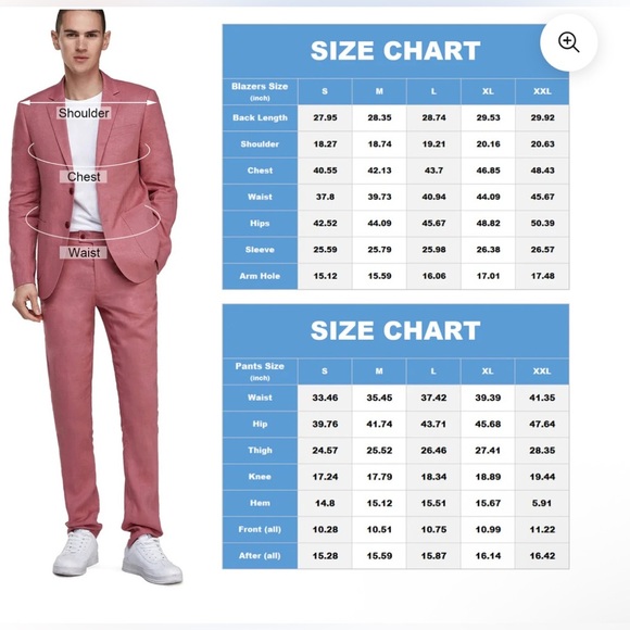 Elegant Men's Rose Suit Set - Picture 10 of 12